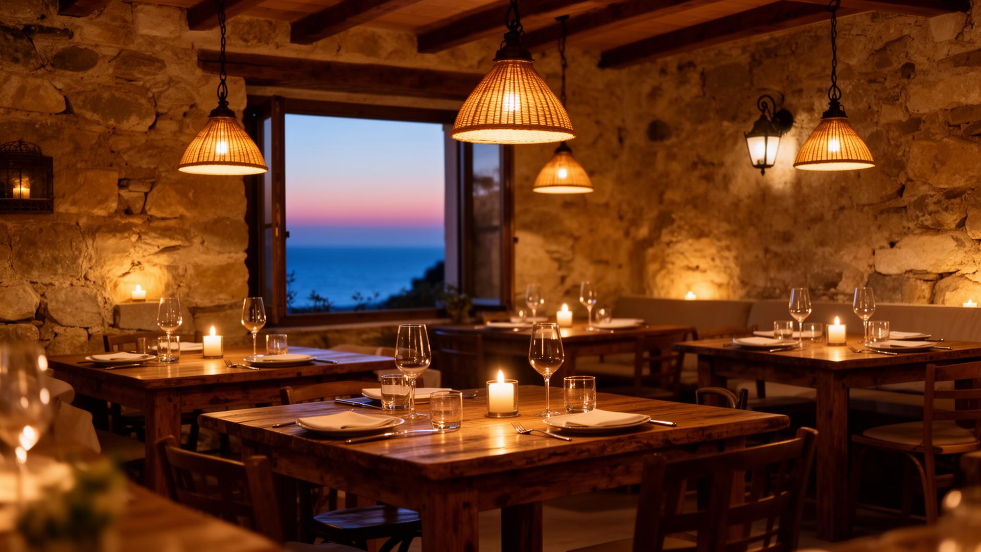 Sala interna del Ristorante Lavika